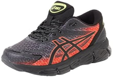 Asics Homme Gel-Quantum 360 VIII Sneaker, Noir Rouge (Rojo Fiery), 37.5 EU