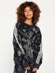 adidas Originals Womens Sweatshirt - Black/multi, Black, Size S, Women