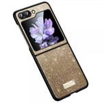 SULADA Samsung Galaxy Z Flip 6 Skal Glitter Guld