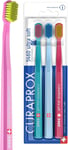 Curaprox Toothbrush Set CS 5460 - Pack of 3 Ultra Soft Manual Toothbrushes for 