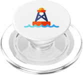 Bouée nautique amusante pour les plaisanciers – Capitaines de bateau PopSockets PopGrip pour MagSafe