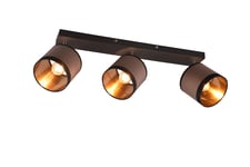 Trio Lighting Spotti Davos 3-os Mattamusta/Harmaanruskea - TRIO