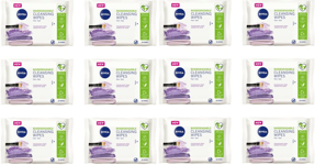 Nivea Cleansing Wipes Biodegradable Sensitive Skin 25 Wipes x 12