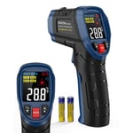 Eventek Infrared Thermometer Non-Contact Digital Laser Gun blue and black