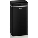 Swan Retro Kitchen Bin with Infrared Technology 45 Litres, Black - SWKA4500BN