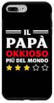 Coque pour iPhone 7 Plus/8 Plus Papà Okkioso - Regalo Compleanno Papà Originale Divertente