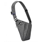 Slingbag / axelväska / bröstväska otroligt slim gray