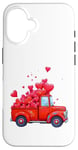 Coque pour iPhone 16 Camion vintage de Saint-Valentin Loads of Love Kids Toddler Family