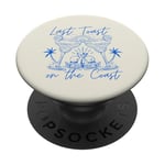 Last Toast On The Coast Bachelorette Bride Beach Party PopSockets Adhesive PopGrip