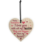 FUNNY Valentines Gift For Him Wood Heart Valentines Gift For Boyfriend Husband