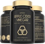 Apple Cider Vinegar Capsules with Mother - 1300mg High Strength - Enriched with