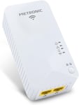 Prise CPL Wi-FI 600 MB/s avec 2 Ports Fast Ethernet 100 MB/s - Blanc