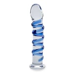 Gode godemichet en verre Swirl gode vaginal ou anal homme ou femme