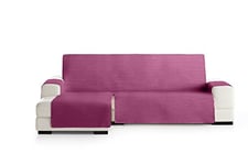 Eysa Oslo Housse, Microfiber, C/2 Fuchsia-Gris, Chaise Longue 240 cm. Adapté aux canapés de 250 à 300 cm