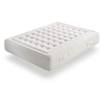 Ikon Sleep - Matelas 120x180 à ressorts ensachés natur Premium Visco 30cm