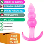 Anal Beads Butt Plug Beginner Anal Training G-Spot Masturbation Silicone Sex Toy