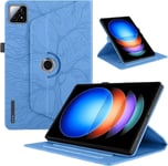 Coque Pour Tablette Xiaomi Pad 6s Pro 12.4"" 2024 Pu Cuir 360°Rotatif Multi-Angle Stand Flip Protection Housse Xiaomi Pad 6s Pro 12.4 Rotating Cover Tablette Etuis Xiaomi Pad 6s Pro,Bleu