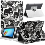 Housse Etui Motif Mv15 Universel L Pour Tablette Samsung Galaxy Note 10.1 (2014)