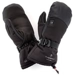 Thermic Moufles PowerGloves Mittens V2 Chauffantes Mixte Adulte, Noir, XL