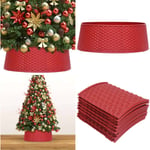 Jupe de sapin de Noël Rouge Ø65x19,5 cm - jupe d'arbre de Noël - jupes d'arbre de Noël - Home & Living - Rouge