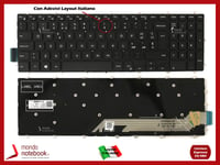 Clavier Notebook DELL Vostro 15-5000 5568 (Avec Adhésifs Layout Italien)