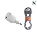 Native Union 30W Vegglader med USB-C Ladekabel - Hvit