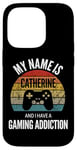 Coque pour iPhone 14 Pro Mon nom est Catherine et j'ai un ajout de jeu