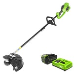 Greenworks Coupe-Bordures 40V 40cm avec Batterie 5Ah et Rapide Chargeur 5A