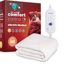 Electric Blanket Double - Heated Electric Underblanket with 3 Heat Settings