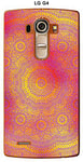 Coque LG G4 Design Mandala Rosace Or & Rose