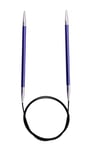 KnitPro Zing: Fixed Circular Knitting Pins: 60cm x 4.50mm, 4.5mm, Purple