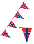 Norsk Flagg Vimpelbanner på 10 Meter