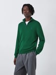 Polo Golf by Ralph Lauren Wool Blend Quarter Zip Jumper, New Forest/Navy Pp