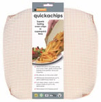 Quickachips -  2 Pack - Mesh Oven Tray - Brown - Size: Standard