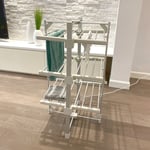 Clothes Airer Heated  Dryer & Cover Economic Washing Laundry Tower Folding