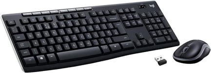 Logitech MK270 Wireless Keyboard and Mouse Combo for Windows 24 GHz Wireless Com