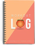 Workout Planner for Daily Fitness Tracking & Goals Setting A5 Size, 6” x 8”, Men