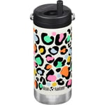 Klean Kanteen  TKWide Twist Cap termosmugg 355 ml, leopard print