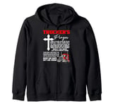 Truckers Prayer Keep Me Safe Get Me Home Hauler Truck Driver Zip Hoodie