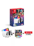 Nintendo Switch OLED Model + Mario Kart 8 Deluxe & Online 12-Month Subscription Redemption Code