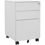 Maison Chic - Classeur mobile Armoire de rangement Caisson de rangement Gris clair 39x45x60 cm Acier 47179