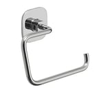 Gedy Teide Toilet Roll Holder, Stainless Steel, Chrome, 13.2 x 4.5 x 10