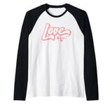 Love Heart Collection Women's Valentine's Day Raglan Baseball Tee