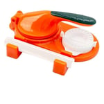 Dumpling Maker Skin Artifact Gör-det-själv manuell inslagning Tillverkning av plastform Deg ORANGE 2 - 24X24CM