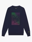 Lyle & Scott Kids' Dotted Eagle Graphic Sweatshirt