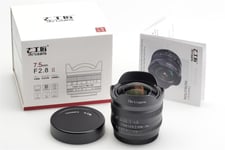 7artisans 2.8/7.5Mm Noir II Pour Canon EOS R APS-C