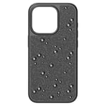 Swarovski Coque High pour iPhone 15 Pro, entièrement ornée de cristaux noirs