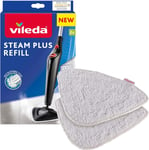 Vileda Steam Mop Refill Pads, Pack of 2, White