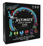 The Games Emporium, The Ultimate Family Board Game, 6 Classic Games in 1 Fun Mash Up! 2-6 Players, Great Gift For Ages 6+, Multicolor