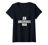 Womens An Unserious Man Election 2024 Politics United States V-Neck T-Shirt